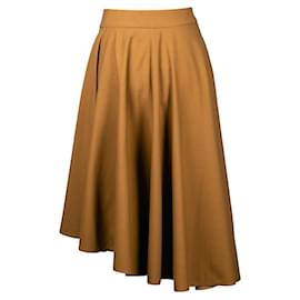 Hermès-Hermes asymmetric skirt-Beige