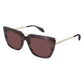 Alexander Mcqueen-Sunglasses Alexander McQueen VIOLET model AM0169S-Purple