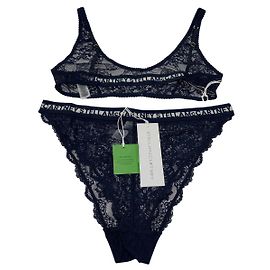 Stella Mc Cartney Coordinated Stella McCartney elastic lace lingerie Black