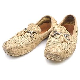 [Usato] DOLCE & GABBANA Scarpa intrecciata con punta Beige 7 Uomini Beige