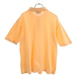 Christian Dior-[Used]  Christian Dior Short-sleeved polo shirt 48 Orange Christian Dior Kanoko One-point embroidery Men's-Orange