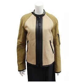 [Used]  Coach outerwear khaki cotton size S used zip blouson short jacket men's COACH Khaki