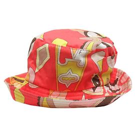 Emilio Pucci [Usato] Cappello Donna Rosa Arancio Giallo Pucci (Modello) Emílio Pucci Rosa Arancione Giallo