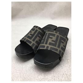 Fendi-Sandals-Brown