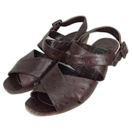 Fendi-Sandals-Brown