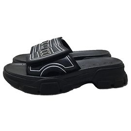 GUCCI Sandals / UK6 / BLK / Leather Black