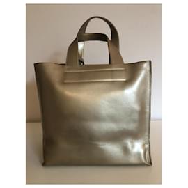 Furla-Handbags-Beige,Golden