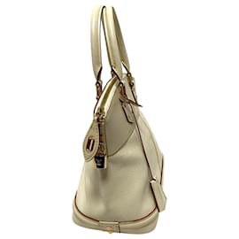 Louis Vuitton-Louis Vuitton Brown Suhali Lockit PM-Brown,Beige