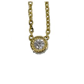 [Occasion] DE BEERS 750 x Collier Diamant Or Doré
