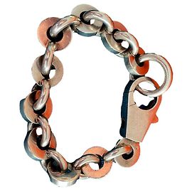 Bracciale acrobatico Hermès Argento