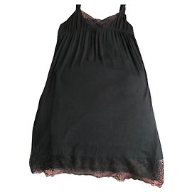Camisón La Perla Studio Negro de Bambú Negro