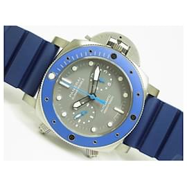 Panerai-PANERAI Submersible Chrono Guillaume Nery edition PAM00982 Genuine goods Mens-Blue