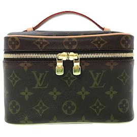 Louis Vuitton-Louis Vuitton Brown Monogram Nice Mini Vanity Case-Brown