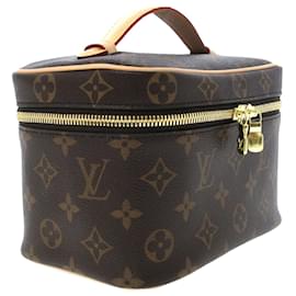 Louis Vuitton-Louis Vuitton Brown Monogram Nice Mini Vanity Case-Brown