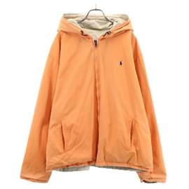 Polo Ralph Lauren-[Used]  Polo Ralph Lauren 90s Reversible Active Jacket L Orange x Beige POLO RALPH LAUREN Zip Parka Men's-Beige,Orange