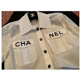 Autre Marque-Chemise iconique Chanel sold out partout-Blanc