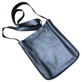 Sublime e rara borsa Hermès Clou de selle Nero