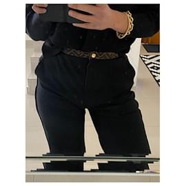 Fendi-Fendi women's straight pants t36-38 Fr Excellent condition-Black