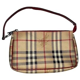 Burberry-sac porté épaule à carreaux Haymarket-Autre