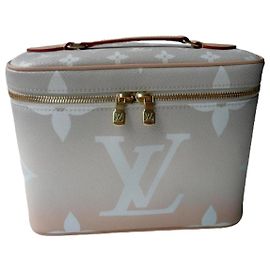 LOUIS VUITTON - NICE BB POOL MIST VANITY CASE - NEW Beige