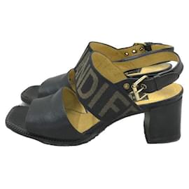 Fendi-Sandals-Brown