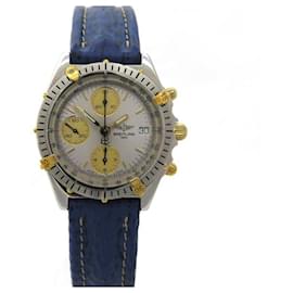 Breitling-BREITLING CHRONOMAT B WATCH13048 automatic 40 MM CHRONOGRAPH GOLD STEEL-Silvery