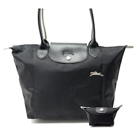 Longchamp-NEU HANDTASCHE LONGCHAMP LE PLIAGE CLUB S L2605619 TASCHE AUS LEINWAND-Schwarz