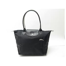 Longchamp-NEU HANDTASCHE LONGCHAMP LE PLIAGE CLUB S L2605619 TASCHE AUS LEINWAND-Schwarz