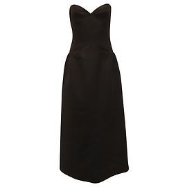 Khaite Prim Kleid aus schwarzer Viskose Schwarz
