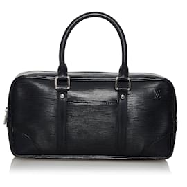 Louis Vuitton-Louis Vuitton Black Epi Vivienne Long MM-Black