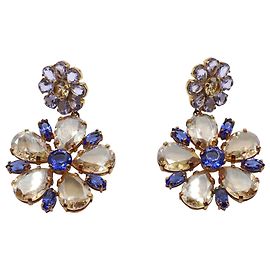 Aretes Dolce & Gabbana Daisy en Cristal Multicolor Multicolor