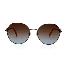 Emilio Pucci-Nuevas gafas de sol de bronce para mujer EP0150 36F 59-18 140 MM-Castaño