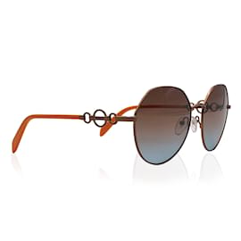 Emilio Pucci-Nuevas gafas de sol de bronce para mujer EP0150 36F 59-18 140 MM-Castaño