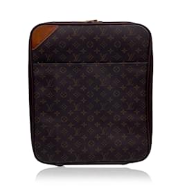 Louis Vuitton-Monogram Canvas Pegase 50 Trolley Rolling Suitcase-Brown