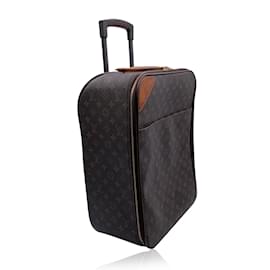 Louis Vuitton-Monogram Canvas Pegase 50 Trolley Rolling Suitcase-Brown