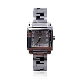 Fendi-stainless steel 6000 L Logo Ladies Wrist Watch Silver Dial-Silvery