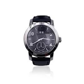 Fendi-stainless steel 2100 G Unisex Quartz Wrist Watch Black Dial-Silvery