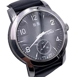 Fendi-stainless steel 2100 G Unisex Quartz Wrist Watch Black Dial-Silvery