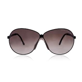 Autre Marque-Vintage Black Metal Foldable 5626 Sunglasses 63/18 120MM-Black