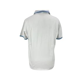 Alexander Mcqueen-White Cotton Men Polo Shirt Size 52 IT-White