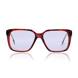 Autre Marque-Vintage Brown Grey Unisex Square 87 210 Eyeglasses 57/15 145MM-Brown