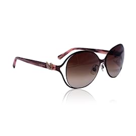 Swarovski-Lunettes de soleil en métal marron SK 241-K avec cristaux 60/15 140MM-Marron