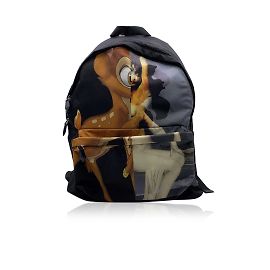 Givenchy x Disney Antigona Bambi Print Canvas Backpack Bag Black