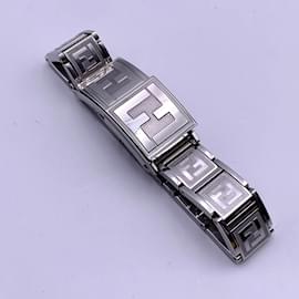 Fendi-stainless steel 5400 L Secret Slide Wrist Watch Diamond Dial-Silvery