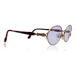 Fendi-Vintage Brown Gold Metal FV 279 Eyeglasses 53/17 135MM-Brown