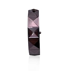 Fendi-Brown Stainless Steel Pyramid 4260 L Wrist Watch-Brown