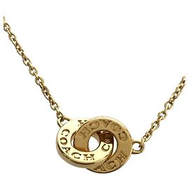 Collier COACH / OR Doré