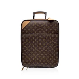 Louis Vuitton-Monogram Canvas Pegase 50 Trolley Rolling Luggage-Brown