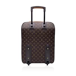 Louis Vuitton-Monogram Canvas Pegase 50 Trolley Rolling Luggage-Brown