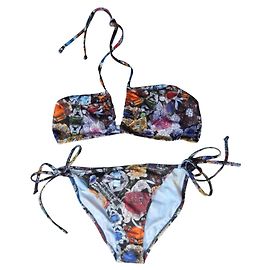 John Galliano costume da bagno multicolore Jon Galliano - 38 Multicolore